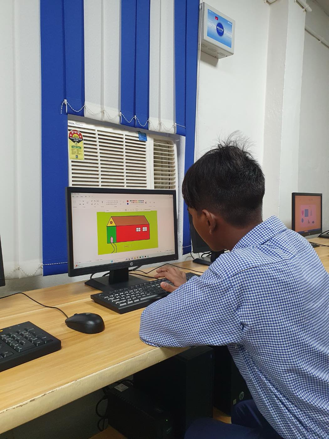 Interactive Computer Skills Workshop for Shishu Niketan Students at IIBM